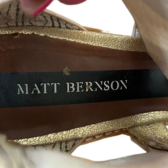 Anthropologie Matt Bernson Women's Strappy Leather Sandals - Picture 10 of 11